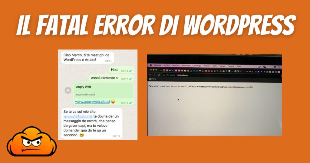 Fatal Error Wordpress | Angry Web